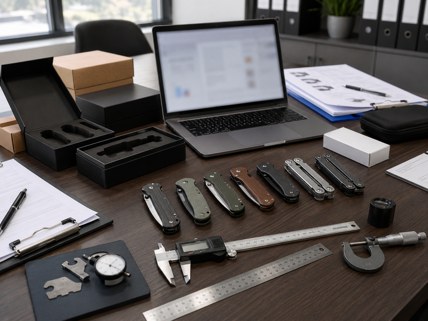 trade show supplier follow-up for OEM knife sourcing